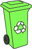 recycling bin